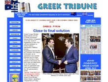 Tablet Screenshot of greektribune.com.au